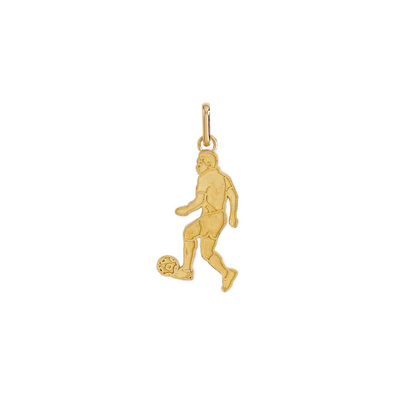 Pendentif footballeur Or 9 carats  - Bijouterie La Petite Française
