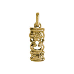 Pendentif Tiki Polynésien Or 9 carats  