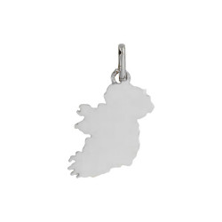 Pendentif carte Irlande Or 9 carats  
