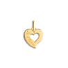 Pendentif coeur je t'aime Or 9 carats  