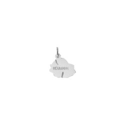 Pendentif carte la Réunion Or 9 carats  - 20 MM 