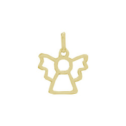 Pendentif ange découpé Or 9 carats   - Bijouterie La Petite Française