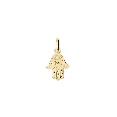 Pendentif main protectrice filigrane Or 9 carats  - 20 MM