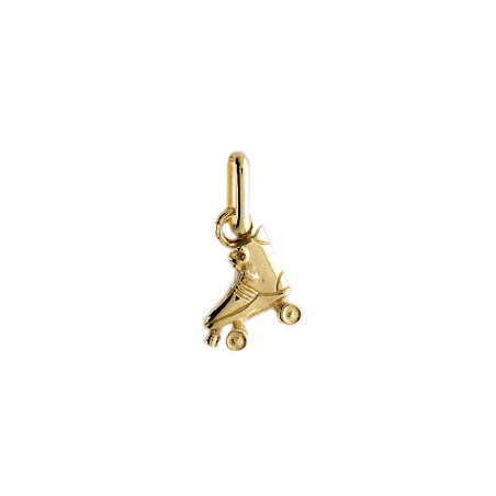 Pendentif roller or 9 carats  - Bijouterie La Petite Française