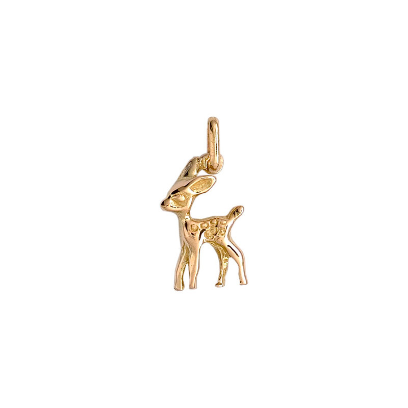 Pendentif faon Or 9 carats  