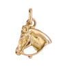 Pendentif tête de cheval et bride Or 9 carats  - Bijouterie La Petite Française