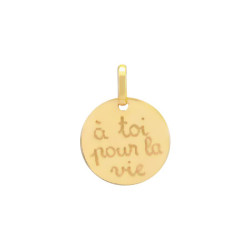 Pendentif à toi pour la vie Or 9 carats  