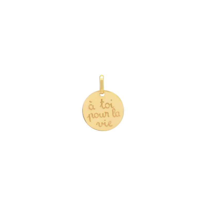Pendentif à toi pour la vie Or 9 carats  