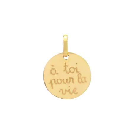 Pendentif à toi pour la vie Or 9 carats  