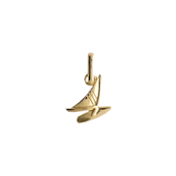 Pendentif planche à voile Or 9 carats  - Bijouterie La Petite Française
