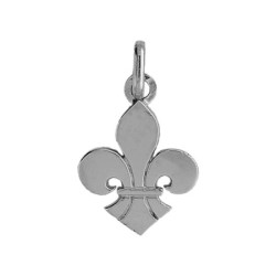 Pendentif Fleur de Lys Or 9 carats  - 21 X 14 MM 