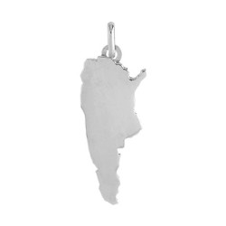 Pendentif carte Argentine Or 9 carats  