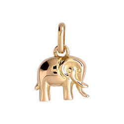 Pendentif éléphant Or 9 carats  - 15 x 11 MM 
