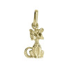 Pendentif chat Or 9 carats  