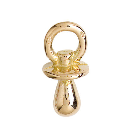 Pendentif tétine Or 9 carats  
