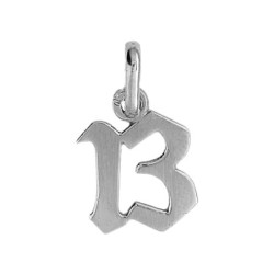 Pendentif nombre 13 Or 9 carats  - Bijouterie La Petite Française