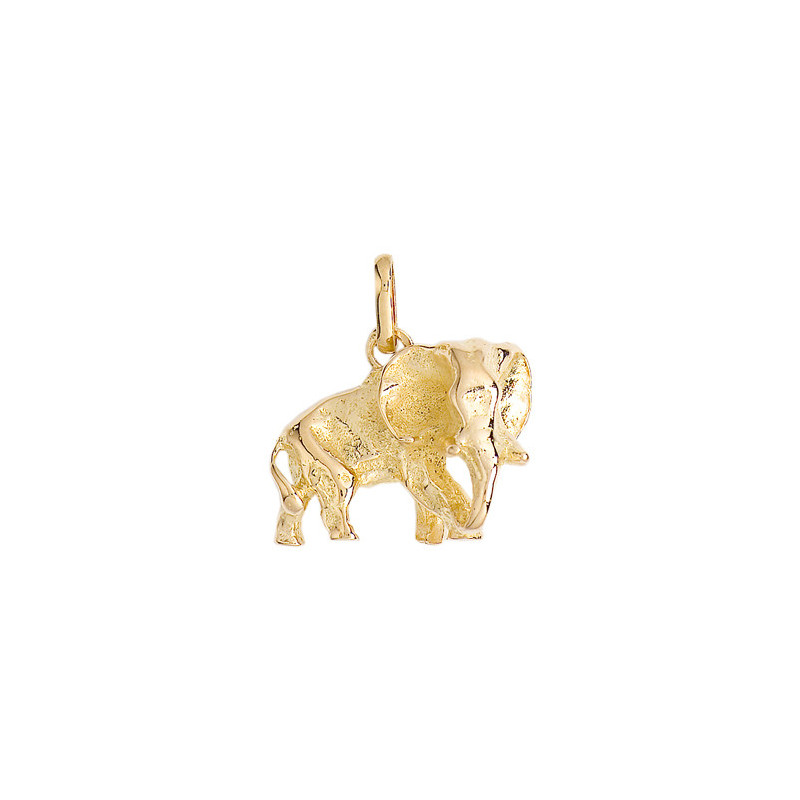 Pendentif éléphant Or 9 carats  - 18 x 18 MM 