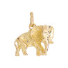 Pendentif éléphant Or 9 carats  - 18 x 18 MM 
