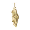 Pendentif pépite Or 9 carats - 37 MM- Bijouterie La Petite Française