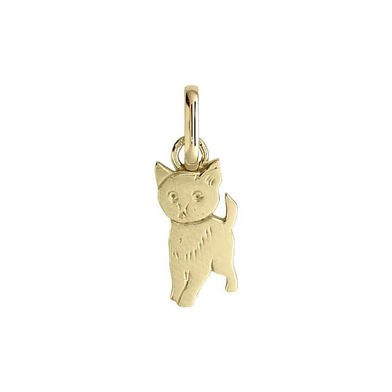 Pendentif chat Or 9 carats  