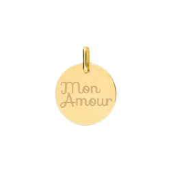 Pendentif Mon amour Or 9 carats