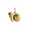 Pendentif ballon et chaussure football Or 9 carats  - Bijouterie La Petite Française