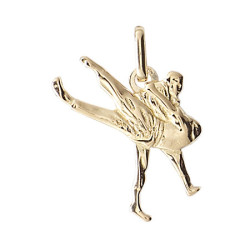 Pendentif judo Or 9 carats  - Bijouterie La Petite Française