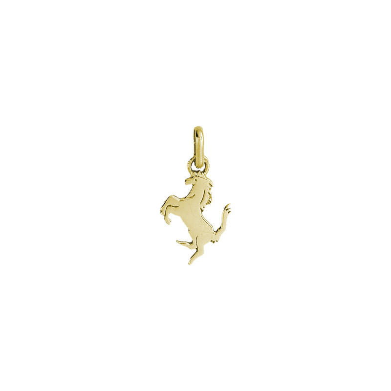 Pendentif cheval cabré Or 9 carats  - Bijouterie La Petite Française