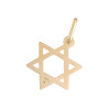 Pendentif Etoile de David diamant Or 9 carats