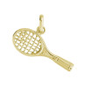Pendentif raquette de tennis Or 9 carats  - Bijouterie La Petite Française