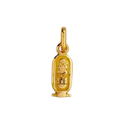Pendentif cartouche Egyptien Or 9 carats  