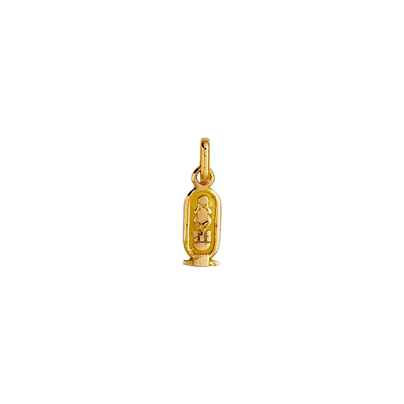 Pendentif cartouche Egyptien Or 9 carats  