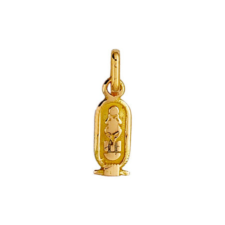 Pendentif cartouche Egyptien Or 9 carats  