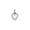 Pendentif coeur d'oxydes Or 9 carats  