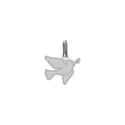 Pendentif colombe de la paix Or 9 carats  - Bijouterie La Petite Française