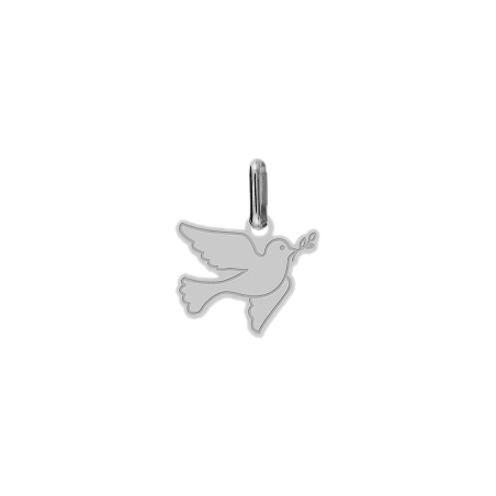 Pendentif colombe de la paix Or 9 carats  - Bijouterie La Petite Française