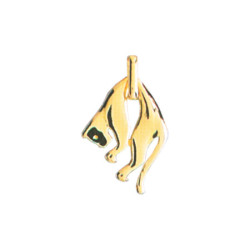 Pendentif félin Or 9 carats  