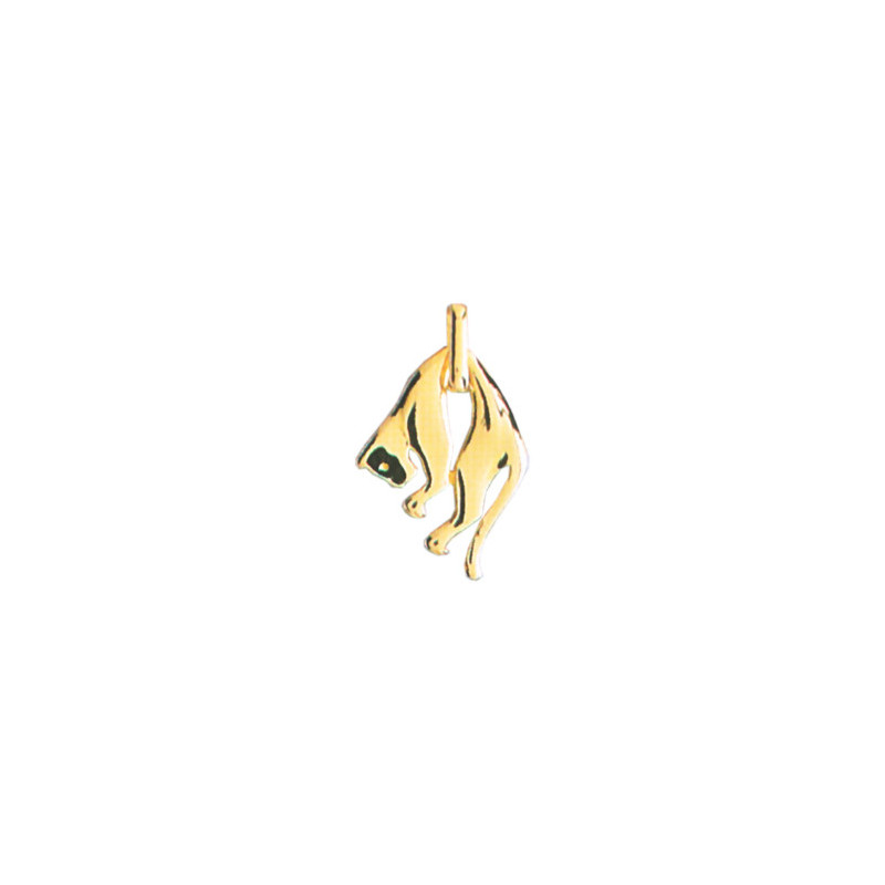 Pendentif félin Or 9 carats  