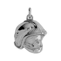 Pendentif casque de pompier Or 9 carats  