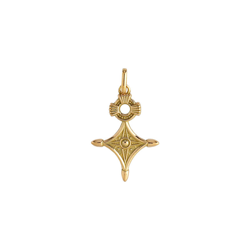 Croix du sud Or 9 carats  jaune - 24 MM - Bijouterie La Petite Française
