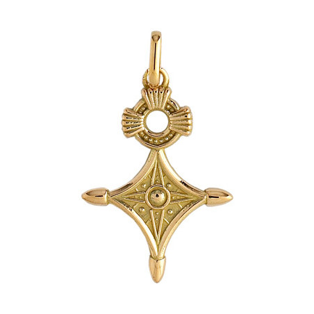 Croix du sud Or 9 carats  jaune - 24 MM - Bijouterie La Petite Française