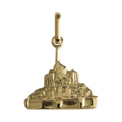 Pendentif Mont Saint-Michel Or 9 carats  