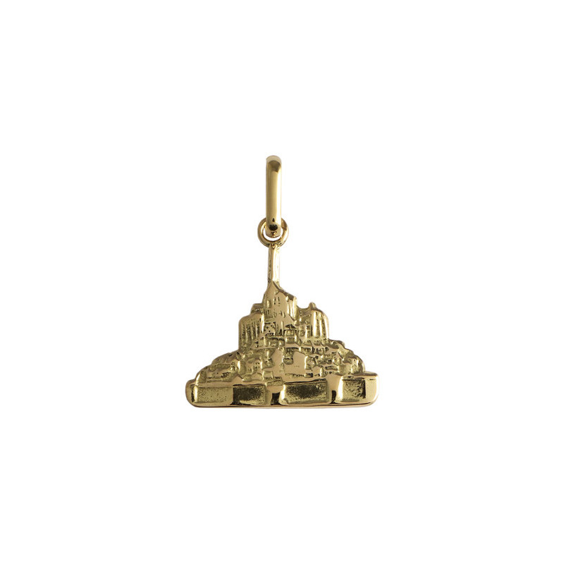 Pendentif Mont Saint-Michel Or 9 carats  