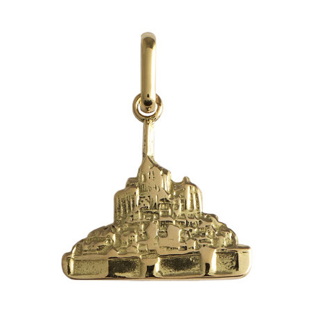 Pendentif Mont Saint-Michel Or 9 carats  