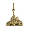 Pendentif Mont Saint-Michel Or 9 carats  