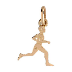 Pendentif coureur Or 9 carats  - Bijouterie La Petite Française
