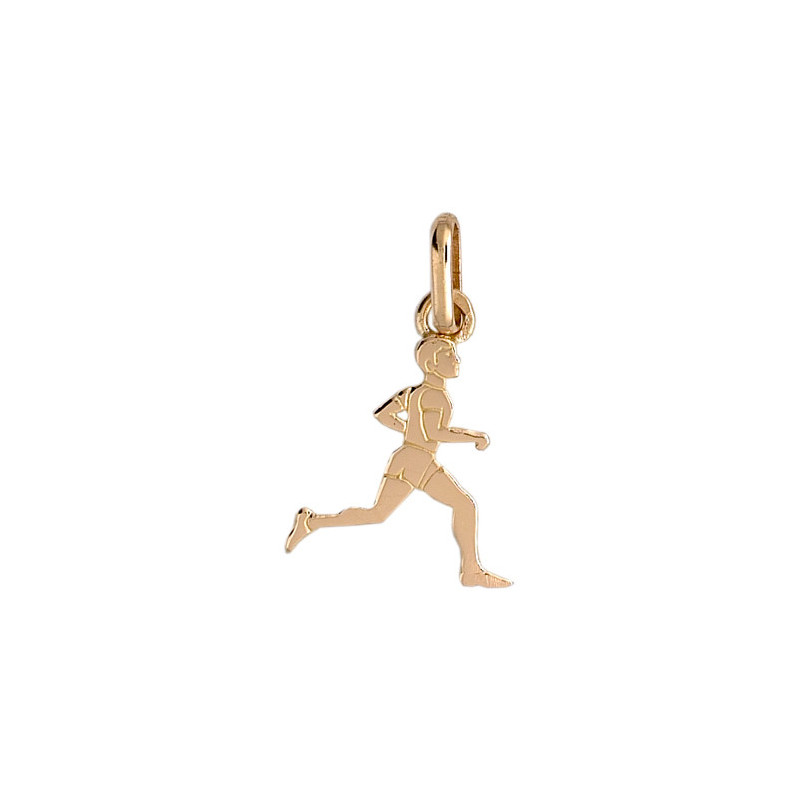 Pendentif coureur Or 9 carats  - Bijouterie La Petite Française