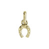 Petit pendentif fer à cheval Or 9 carats  7x5 MM - Bijouterie La Petite Française