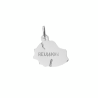 Pendentif carte la Réunion Or 9 carats  - 22 MM 