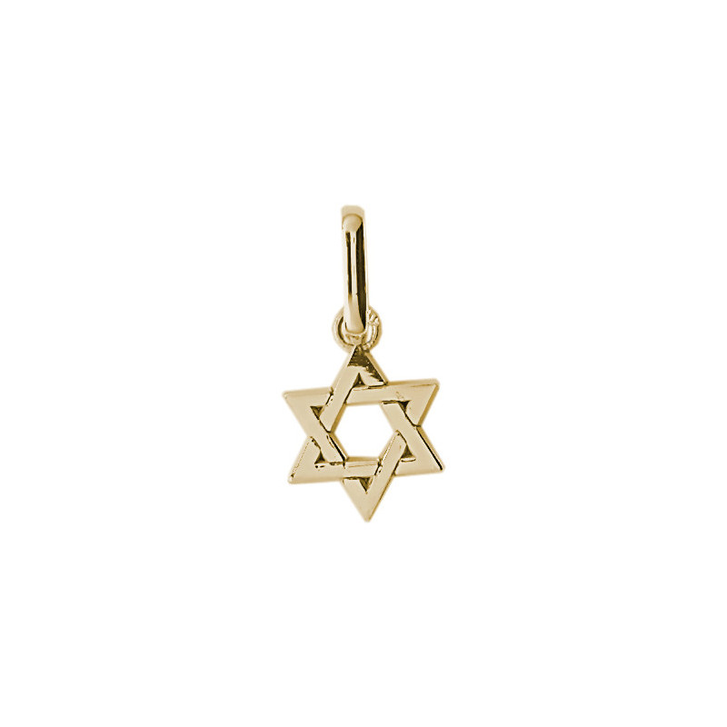 Pendentif Etoile de David Or 9 carats  - 20 MM